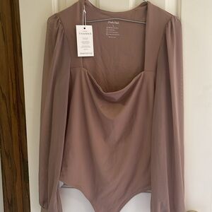 Amazon Long Sleeve Fitted Bodysuit